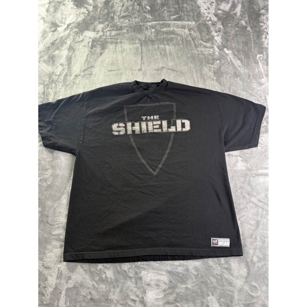 WWE The Shield Justice Isn't Free Men's T-Shirt 2 XL Black Double Sided Print